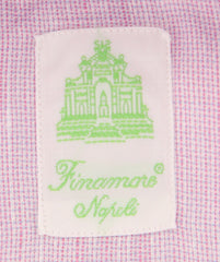 Finamore Napoli Pink Fancy Shirt - Extra Slim - (201802266) - Parent
