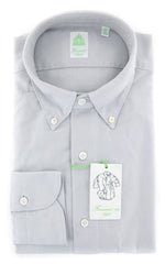 Finamore Napoli Light Gray Shirt - Extra Slim - 15.75/40-(2018031210)