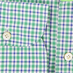 Finamore Napoli Green Plaid Shirt - Extra Slim - (FNTYOLUIGIZ1) - Parent