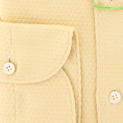 Finamore Napoli Yellow Solid Shirt - Extra Slim - (FNTYO75119LUCZ) - Parent