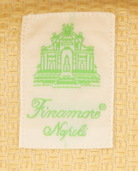 Finamore Napoli Yellow Solid Shirt - Extra Slim - (FNTYO75119LUCZ) - Parent