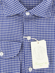 Finamore Napoli Blue Fancy Shirt - Extra Slim - (2018022717) - Parent
