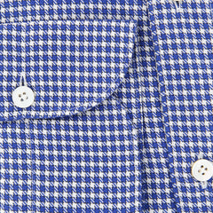 Finamore Napoli Blue Fancy Shirt - Extra Slim - (2018022717) - Parent