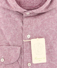 Finamore Napoli Purple Fancy Shirt - Extra Slim - (2018031326) - Parent