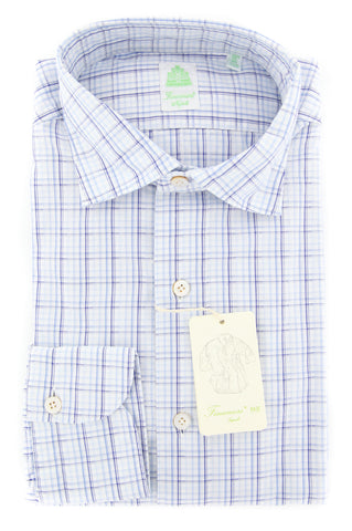 Finamore Napoli Blue Shirt - Extra Slim