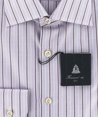 Finamore Napoli Lavender Purple Shirt 15.75/40