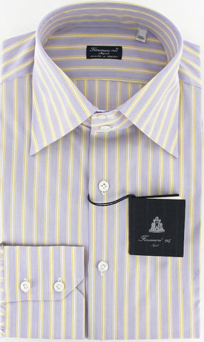 Finamore Napoli Lavender Purple Shirt – Size: 15.75 US / 40 EU