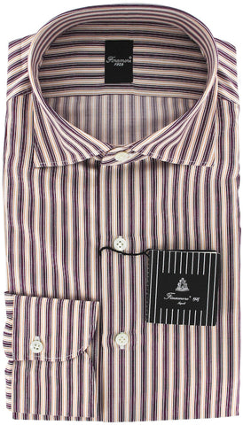 Finamore Napoli Purple Shirt – Size: 15.75 US / 40 EU
