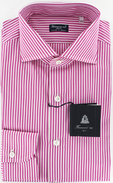 Finamore Napoli Pink Shirt 15.75/40