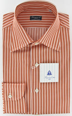 Finamore Napoli Orange Shirt 16/41