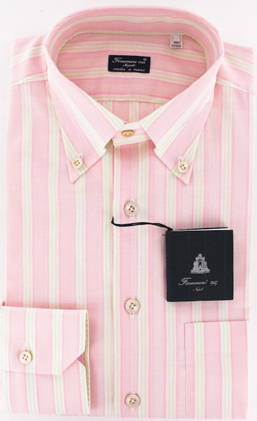 Finamore Napoli Pink Shirt 15.75/40