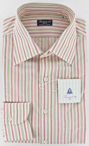 Finamore Napoli Red Shirt – Size: 16 US / 41 EU