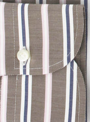 Finamore Napoli Brown Shirt 15.75/40