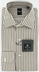 Finamore Napoli Brown Shirt 15.75/40