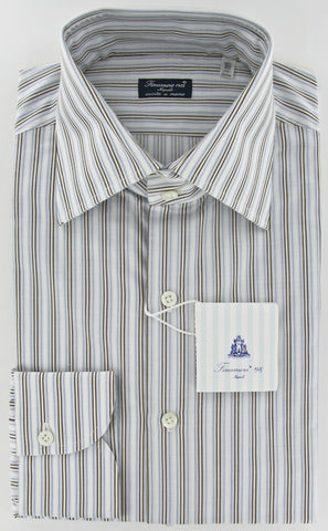 Finamore Napoli Brown Shirt – Size: 15.75 US / 40 EU