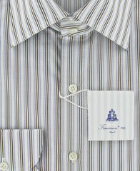 Finamore Napoli Brown Shirt 15.75/40