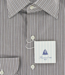 Finamore Napoli Brown Shirt 15.75/40