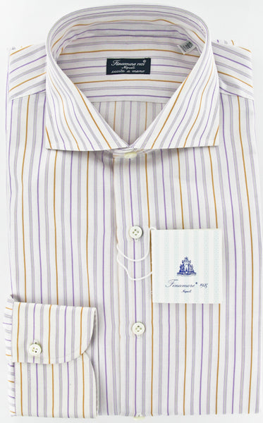 Finamore Napoli Lavender Purple Shirt 15.75/40