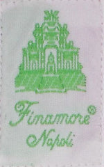 Finamore Napoli Green Striped Cotton Shirt -Extra Slim Fit - 16/41