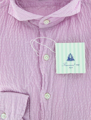 Finamore Napoli Pink Shirt L/L