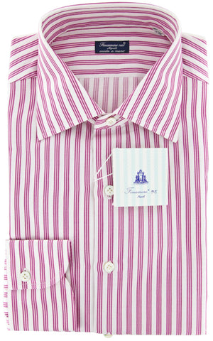 Finamore Napoli Pink Shirt – Size: 16 US / 41 EU