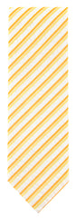 Finamore Napoli Yellow and Cream Stripes Tie - 3" Wide