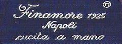 Finamore Napoli Pink, Navy Blue, Orange Paisley Tie - 3.5" Wide