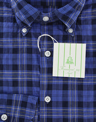Finamore Napoli Blue Shirt 15.75/40