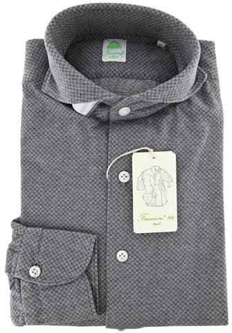 Finamore Napoli Gray Shirt – Size: S US / S EU