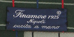 Finamore Napoli Dark Green Fancy Tie - 3" x 56" - (TIEFCYX237)