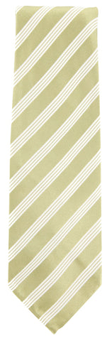 Finamore Napoli Green Silk Tie