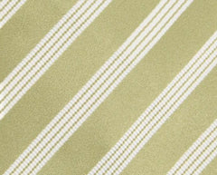Finamore Napoli Green Striped Tie - 3.25" x 57" - (TIESTRX209)