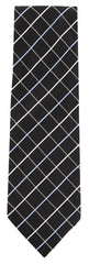 Finamore Napoli Black Geometric Tie - 3.25" x 56" - (TIEGEOX238)