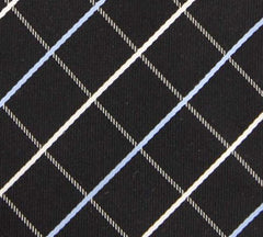 Finamore Napoli Black Geometric Tie - 3.25" x 56" - (TIEGEOX238)
