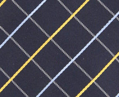 Finamore Napoli Navy Blue Fancy Tie - 3.25" x 56" - (TIEFCYX239)