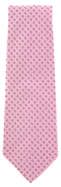 Finamore Napoli Pink Paisley Tie - 3.25" x 58" - (TIEPAISX267)