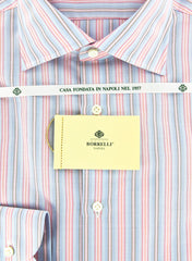 Luigi Borrelli Pink Shirt 16.5/42