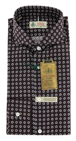 Luigi Borrelli Brown Shirt – Size: L US / L EU