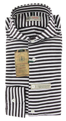 Luigi Borrelli Brown Casual Shirt Small