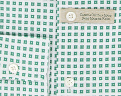 Borrelli Green Casual Shirt Medium