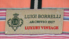 Luigi Borrelli Orange Striped Cotton Shirt - Extra Slim - (GB4044) - Parent
