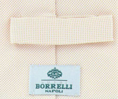Luigi Borrelli Yellow Solid Tie - 3.25" x 58.5"