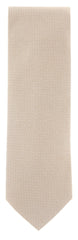 Luigi Borrelli Brown - White Tie - 3.25" x 59"
