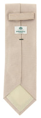 Luigi Borrelli Brown - White Tie - 3.25" x 59"