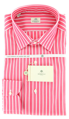 Luigi Borrelli Pink Shirt – Size: 15 US / 38 EU