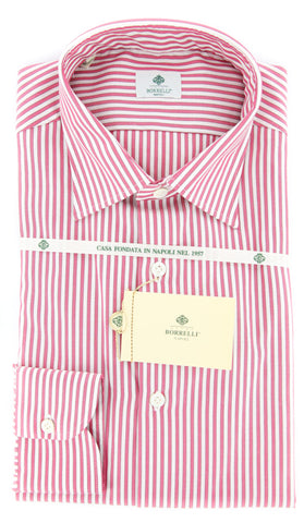 Luigi Borrelli Pink Shirt – Size: 17 US / 43 EU