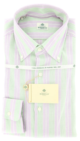 Luigi Borrelli Lavender Purple Shirt – Size: 15.75 US / 40 EU
