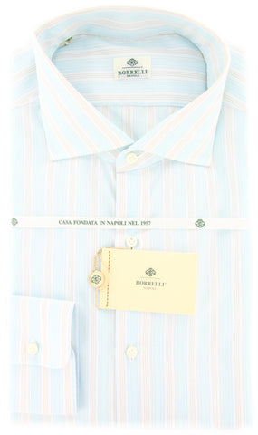 Luigi Borrelli Light Blue Shirt – Size: 17 US / 43 EU