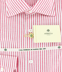 Luigi Borrelli Pink Shirt 15.75/40