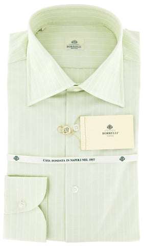 Luigi Borrelli Green Shirt – Size: 15.75 US / 40 EU